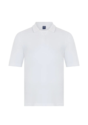 Fedeli polo-collar cotton T-shirt - White