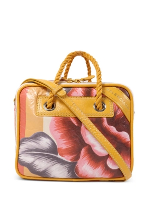Balenciaga Pre-Owned Floral Blanket messenger bag - Red