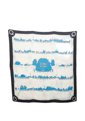 Hermès Pre-Owned 1953 Les Ponts de Paris silk scarf - Neutrals