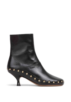 Chloé studded leather ankle boots - Black