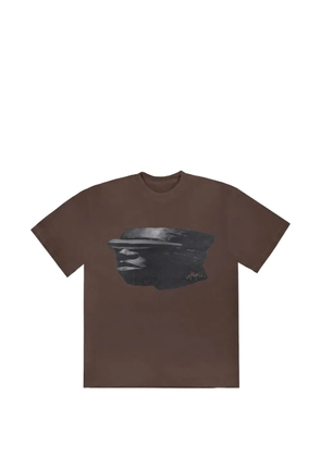 Travis Scott Utopia C2 graphic-print T-shirt - Brown