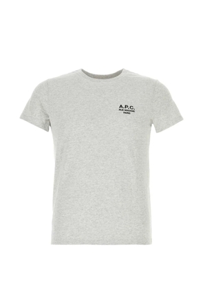 A.P.C. logo-print T-shirt - Grey