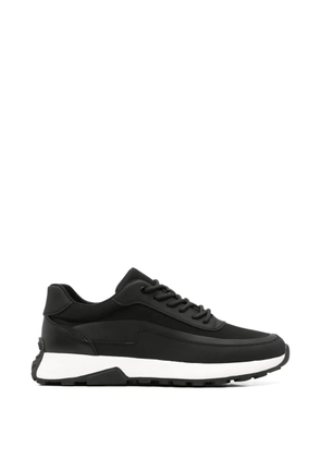 SERGIO MORETTI FIRENZE panelled lace-up sneakers - Black