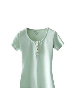 GUESS USA x North Sails ribbed-knit T-shirt - Green