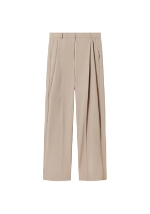 Stella McCartney pleated wide-leg trousers - Neutrals