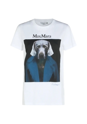 Max Mara photographic-print logo-print T-shirt - White