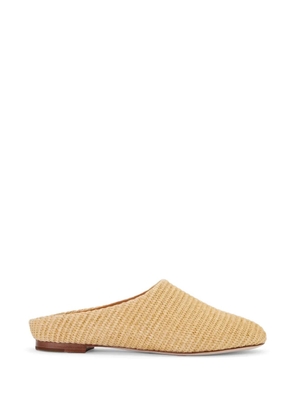 Simon Miller Riad raffia mules - Neutrals