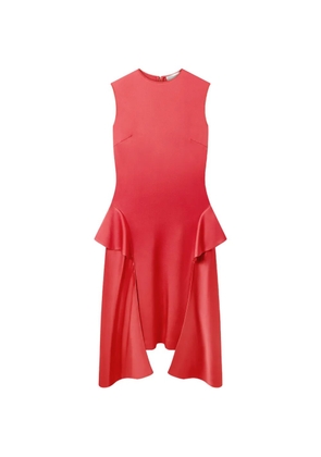 Stella McCartney ruffled-trim asymmetric dress - Red