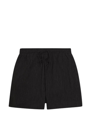 RAITH Silvano crinkled-finish drawstring shorts - Black