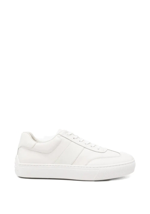 SERGIO MORETTI FIRENZE pebbled-sole lace-up sneakers - White