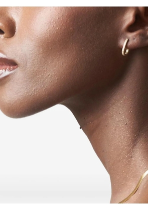 HZMER JEWELLERY crystal-embellished Essential Huggies earrings - Gold
