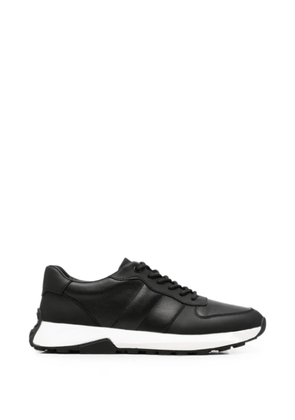 SERGIO MORETTI FIRENZE panelled leather sneakers - Black