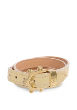 Louis Vuitton Pre-Owned Monogram Vernis Triple Tour bracelet - Gold