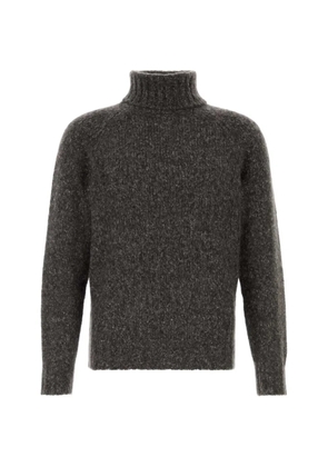 Brunello Cucinelli melange roll-neck sweater - Grey