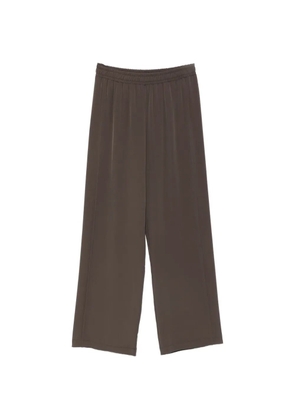 IMPERIAL elasticated-waistband trousers - Brown