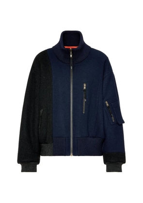 Maison Margiela spliced bomber jacket - Blue