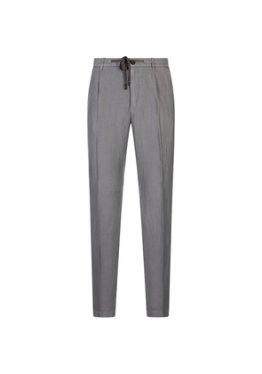 Peserico pleated drawstring trousers - Grey