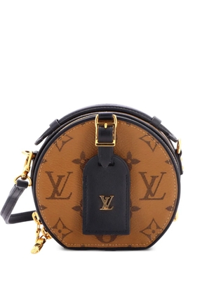 Louis Vuitton Pre-Owned Mini Boite Chapeau Bag Reverse Monogram Canvas crossbody bag - Brown