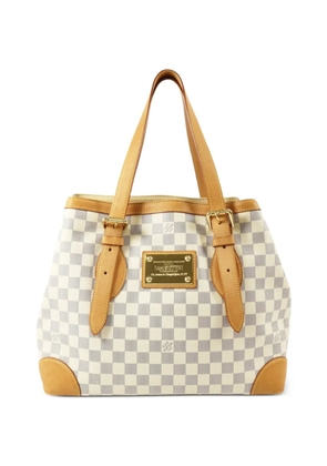 Louis Vuitton Pre-Owned MM Hampstead Damier Azur tote bag - White