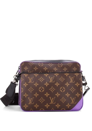 Louis Vuitton Pre-Owned Trio Messenger Bag Macassar Monogram Canvas crossbody bag - Brown