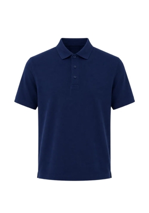 DIKTAT short-sleeve button-fastening polo shirt - Blue