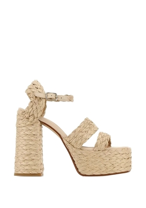 Castañer Fresa braided platform sandals - Neutrals