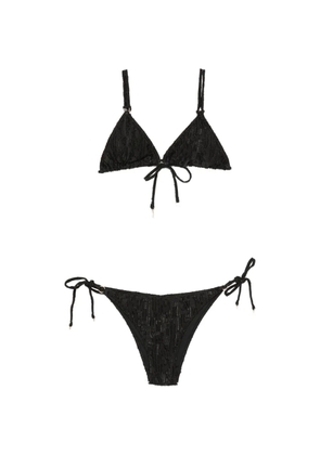 COTAZUR textured triangle bikini - Black