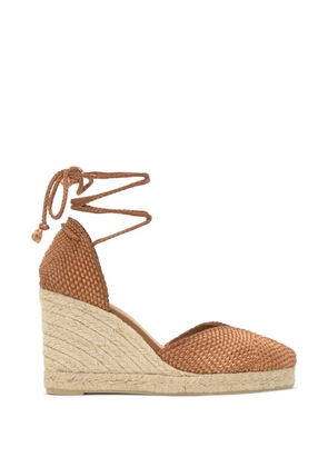 Castañer Cora wedge-heel sandals - Brown