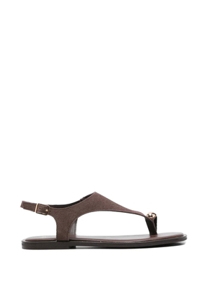 exè buckle-fastening thong sandals - Brown