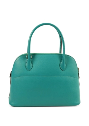 Hermès Pre-Owned 27 Bolide leather tote bag - Blue