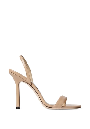 Jimmy Choo Jenn 100 strap sandals - Neutrals