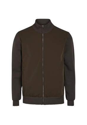 RAITH panelled zip-up jacket - Green