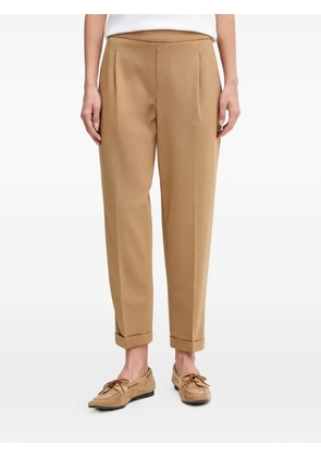 Benetton cuffed tapered trousers - Neutrals
