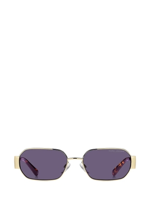 Marc Jacobs Eyewear geometric-frame sunglasses - Gold