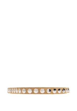 IRO stud-embellished leather belt - Neutrals