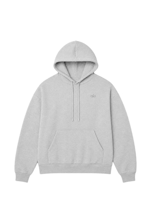 Alo Yoga Accolade logo-embroidered hoodie - Grey