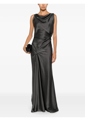 Victoria Beckham Posy cowl-neck maxi dress - Grey