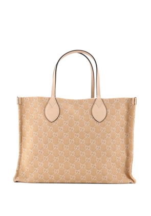 Gucci Pre-Owned Ophidia Shopper GG Denim Large tote bag - Neutrals