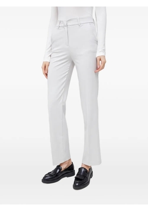 Benetton concealed-fastening flared trousers - Grey