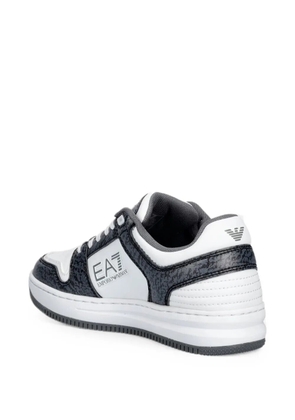 Ea7 Emporio Armani logo-print panelled sneakers - White