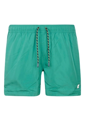 K-Way logo-patch swim shorts - Green