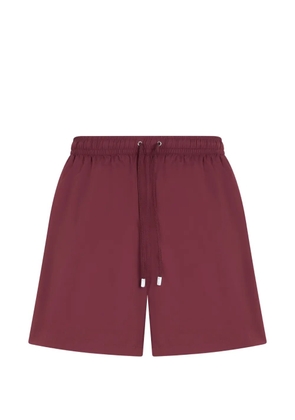 Fedeli drawstring swim shorts - Red