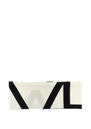TOTEME monogram-print headband - White