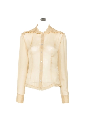 Paloma Wool Eralda ruffled sheer shirt - Neutrals