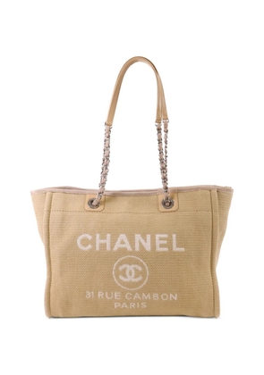 CHANEL Pre-Owned CC Deauville tote bag - Neutrals