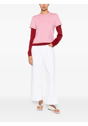 Guest In Residence layered-effect sweater - Pink