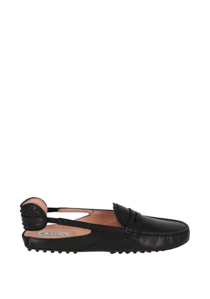 Tod's slingback Gommino loafers - Black