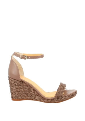 Castañer braided wedge espadrilles - Brown