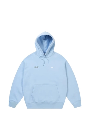 Palace Swoosh logo-print hoodie - Blue