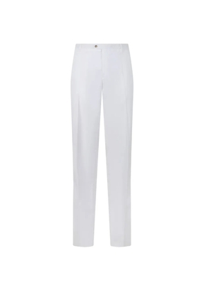 Fedeli straight-cut trousers - White